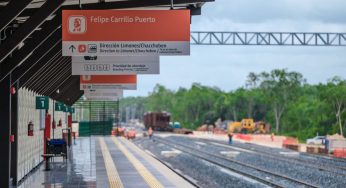 Arranca operaciones en la estación del Tren Maya en Felipe Carrillo Puerto