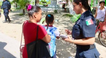 Arranca campaña de prevención de adicciones en Puerto Morelos