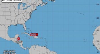 Además de la Tormenta Nadine, vigilan otra zona de baja presión que viene rumbo a Quintana Roo