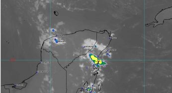 Intervalos de chubascos en Quintana Roo