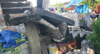 Viven de milagro: abuelita y menor salvan la vida tras colapso de vivienda