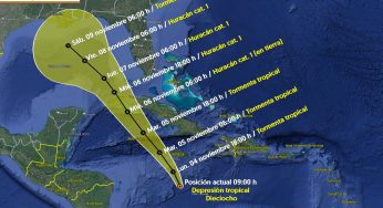 Depresión tropical 18 podría convertirse en huracán el miércoles frente a la Península