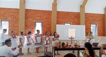 Estrategias comunitarias de alumnos de la Universidad del Bienestar revitalizan el patrimonio visual, ritual y gastronómico de Tihosuco, en Quintana Roo
