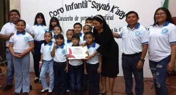 Se presenta el Coro Infantil “Sayab K’aay” con la canción “Canto Manantial”