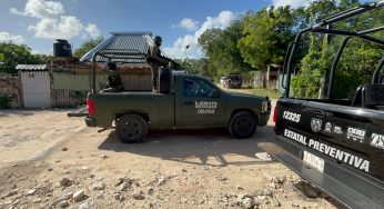 Reporte de balazos genera fuerte movilización policíaca en la periferia de Playa del Carmen