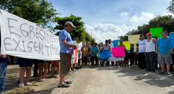 Ya son dos semanas de protestas de campesinos y estudiantes de la UBBJ en Tihosuco
