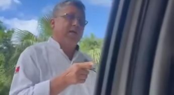 Agreden taxistas a conductor particular en el aeropuerto de Tulum; lo confundieron con un Uber