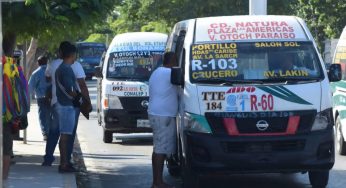 Sigue “sobre la mesa” alza a tarifa del transporte público en Cancún