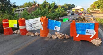 Continúa bloqueo carretero Cancún-Mérida; padre Pide custodia de su hijo, “no todas las mujeres son buenas personas”