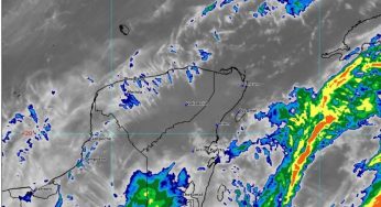Intervalos de chubascos en Quintana Roo