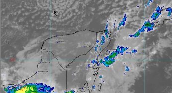 Probabilidad de chubascos en Quintana Roo