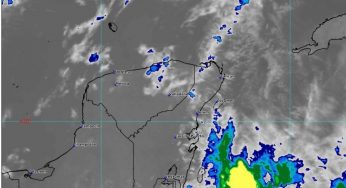 Intervalos de chubascos en Quintana Roo