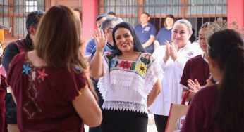 Puerto Morelos agradece el apoyo en infraestructura educativa del gobierno del Estado