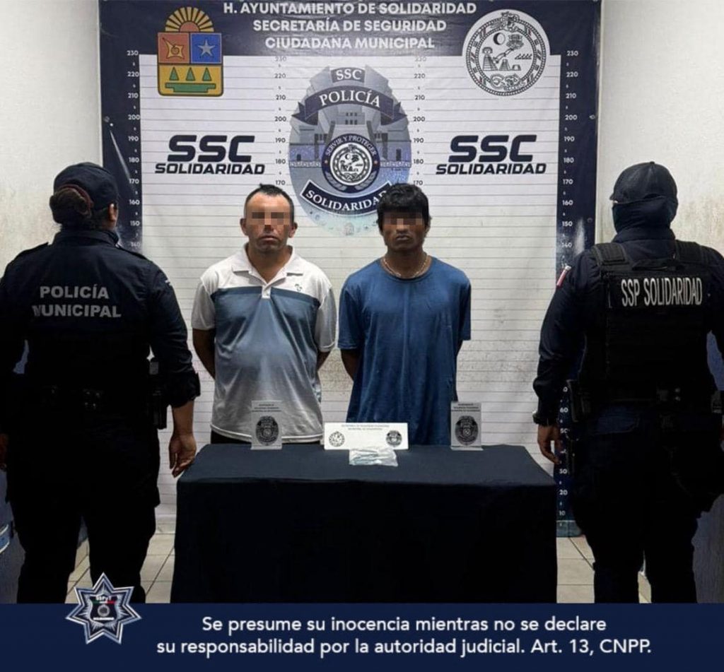 Detienen a tabasqueños, presuntos implicados con reportes de extorsión a negocios en Playa del Carmen