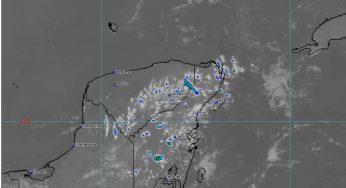 Probabilidad de chubascos para Quintana Roo