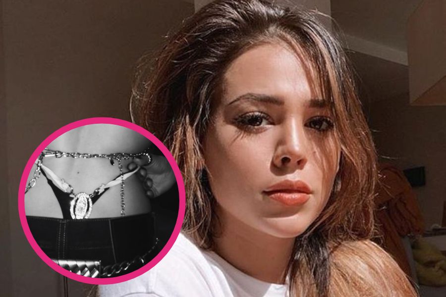 Danna Paola enfrenta críticas tras publicar imagen de la Virgen de Guadalupe en su tanga