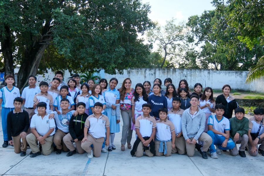 Nuevo domo para actividades cívicas y deportivas en la secundaria ‘Javier Rojo Gómez’