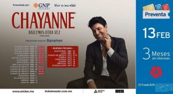 Chayanne anuncia segunda etapa de su tour por México “Bailemos”