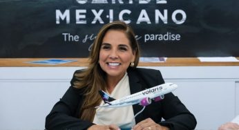 Mara Lezama comparte que Volaris inaugurará nueva ruta aérea entre San José, Costa Rica, y Tulum a partir de julio