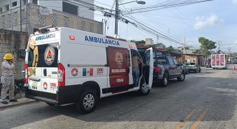 Pintor sufre fuerte descarga eléctrica tras tocar cable de alta tensión en la Sm 67