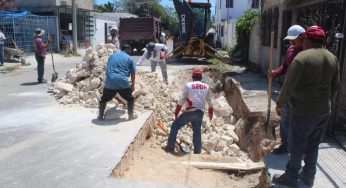Arranca el programa de desfondes en Chetumal para mejorar la infraestructura vial