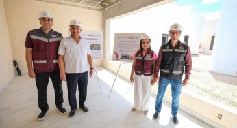 Mara Lezama supervisa la construcción del Centro de Justicia para las Mujeres en Tulum