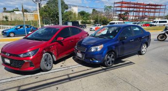 Se registra un accidente en bulevar colosio a la altura de Residencial Campestre