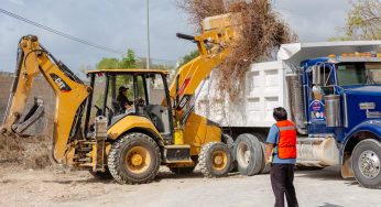 Arrancan labores integrales de limpieza en la colonia Ya’ax en Tulum