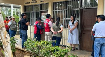 Realizan inspección de albergues y refugios anticiclónicos en Kantunilkín