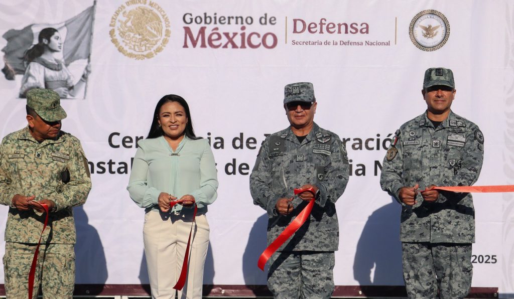 Inauguran las instalaciones de la Guardia Nacional en Puerto Morelos