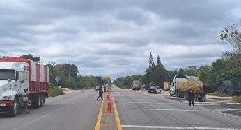 Refuerzan los filtros de seguridad en carreteras de Felipe Carrillo Puerto