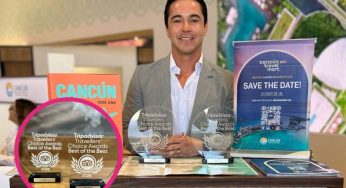 Reconocen a Cancún como líder global del turismo en México 2025