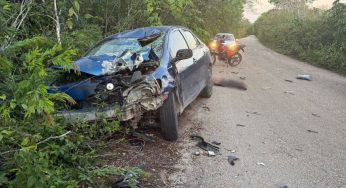 Joven motociclista muere tras impacto en accidente carretero