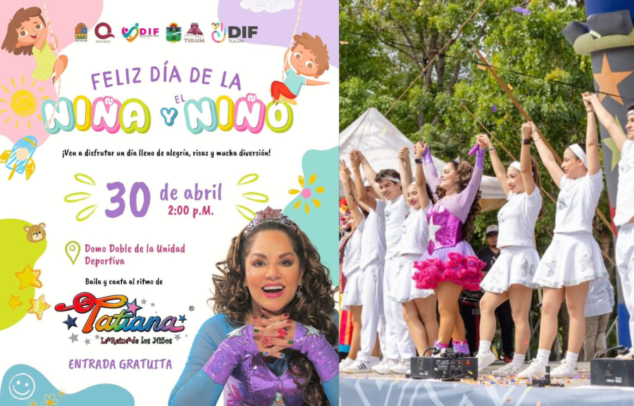 Tulum celebrará el Día de la Niñez con show gratuito de Tatiana