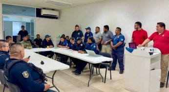 Capacitan a cuerpos de emergencia en Tulum para actuar en los primeros minutos de una crisis