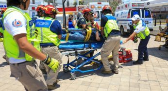 Más de 700 personas participan en el Primer Simulacro Nacional 2025 en Playa del Carmen