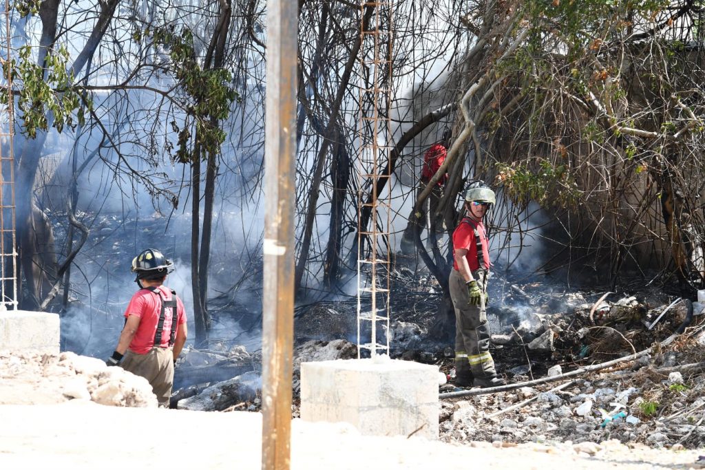 Ola de calor desata una serie de incendios forestales en Benito Juárez