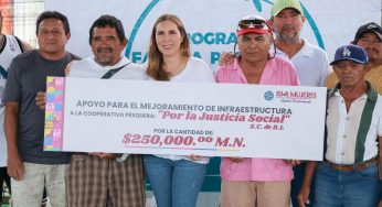 Avanza el programa “Familia Pescadora 2025” en Isla Mujeres