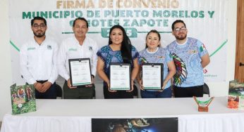 Puerto Morelos: Convenio de Colaboración entre municipio y Cenotes Zapote