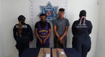 Cae dúo armado con machetes