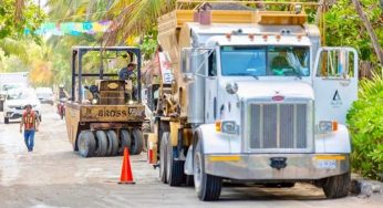 Avanza la rehabilitación del Corredor Costero en Tulum