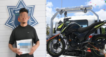 Capturan a sujeto con motocicleta robada en la SM 58