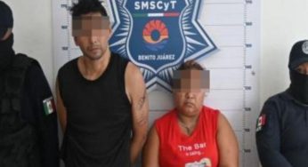 Detienen a una pareja por presunta portación de sustancias ilícitas en la Reg. 259