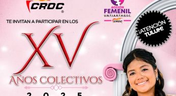 Convocan a XV años colectivos “¡Cumpliendo un sueño!” en Tulum