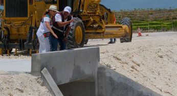Mara Lezama supervisa obras en Morocoy-San Pedro Peralta