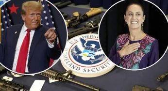Celebra Claudia Sheinbaum postura de Trump sobre armas