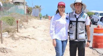 Atenea Gómez arranca obra en Avenida Perimetral para reforzar seguridad vial por secuelas del huracán “Helen”