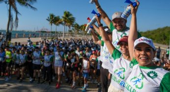 Mara Lezama da el banderazo de salida a la primera “Recicla Run” en Cancún por el Día Mundial del Reciclaje