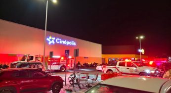 Conato de incendio en Cinépolis de Villas del Sol moviliza a cuerpos de emergencia