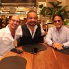 Los empresarios Sergio León y don Miguel Cantón Zetina destacaron que la unión promoverá valores comunitarios.